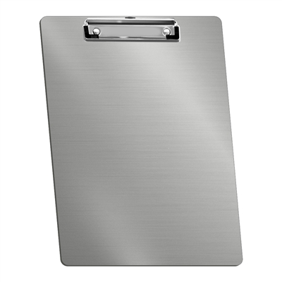 Acrimet Aluminum Clipboard Letter Size 13 9 16 X 9 1 4 Low Profile Clip Silver Color 1 Pack