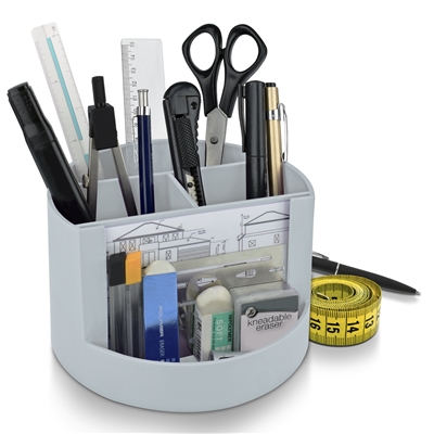 White Organizer Caddy, Desk Organization